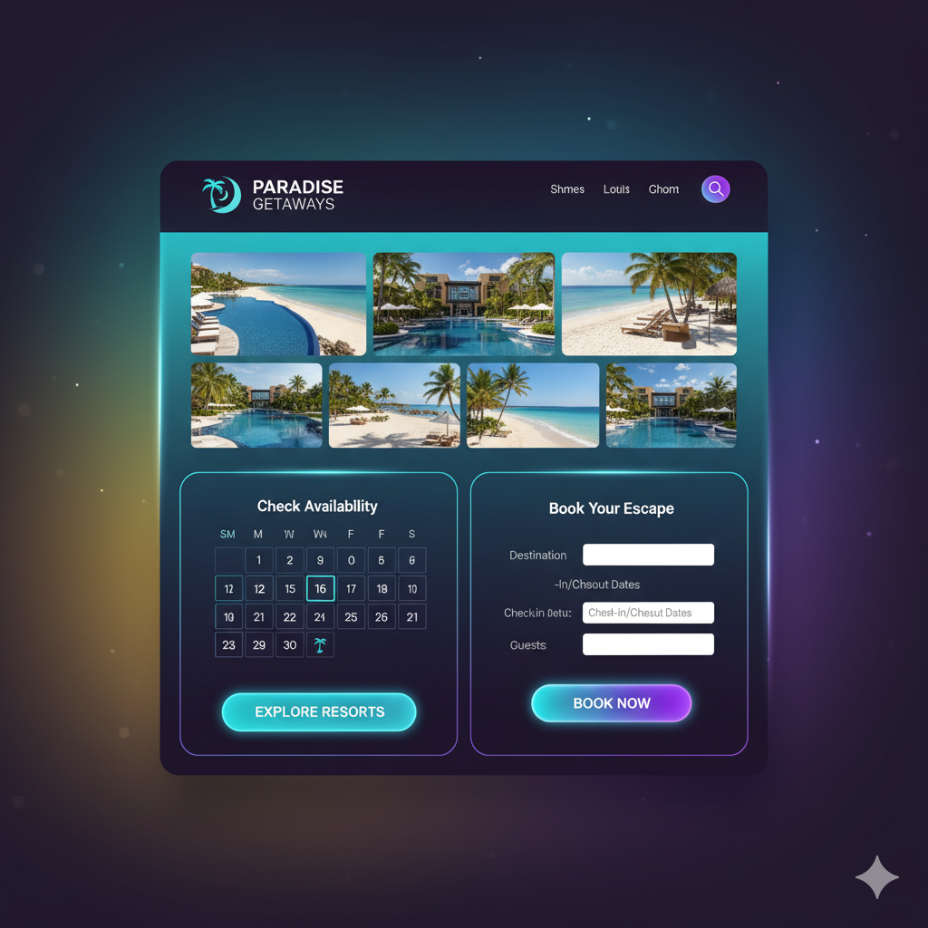 Landing Page para vender proyecto de tiempo compartido